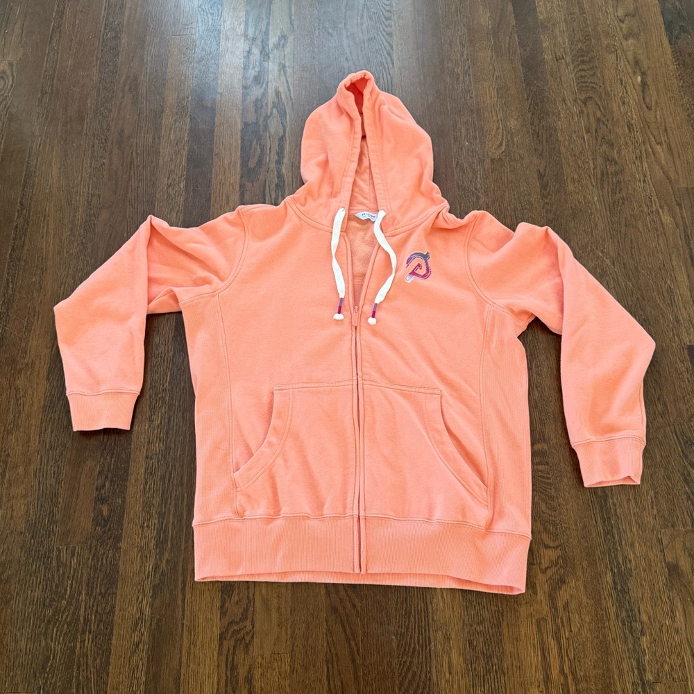 Peloton Peach Zip-Up Hoodie